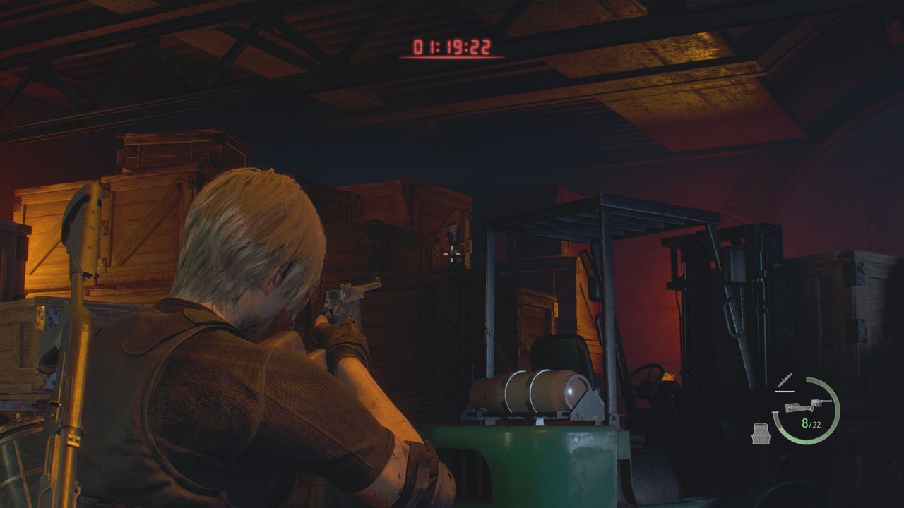 Resident Evil 4 Remake Clockwork Castellan in chapter sixteen