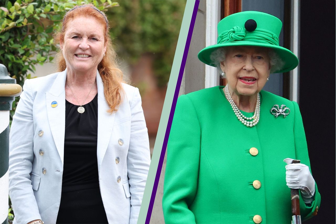 Sarah Ferguson&#039;s epic nickname for the Queen revealed, seen here side-by-side with the Queen