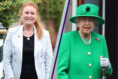 Sarah Ferguson's epic nickname for the Queen revealed, seen here side-by-side with the Queen