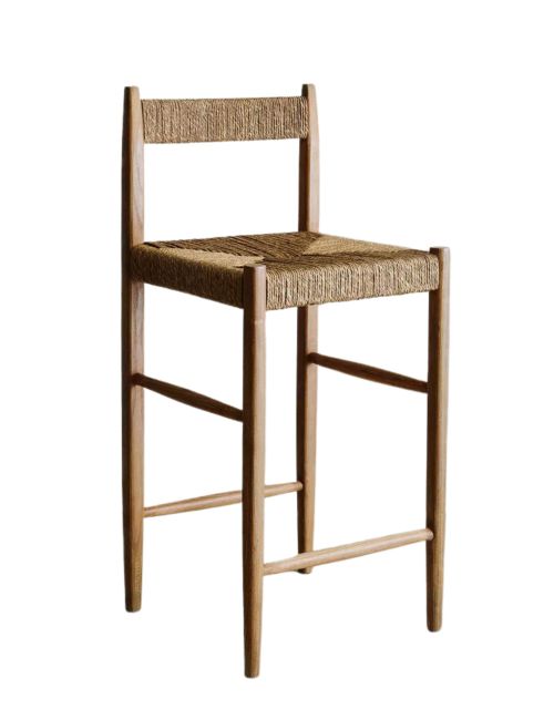Ash Wood Tall Stool