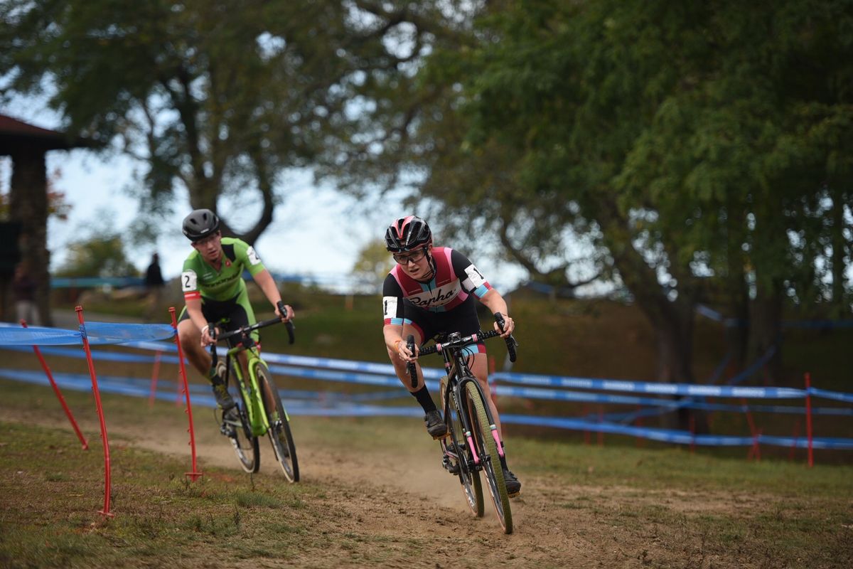 Emma White (Cannondale/Cyclocrossworld.com) in action