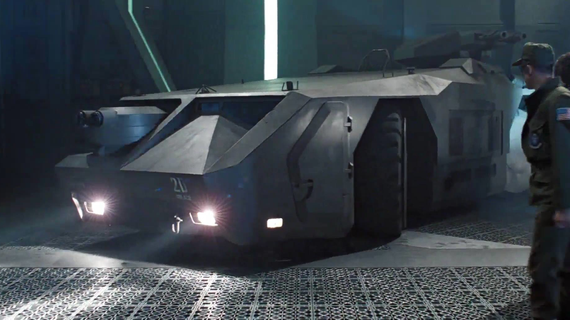 Screenshot from the 1986 sci-fi movie 