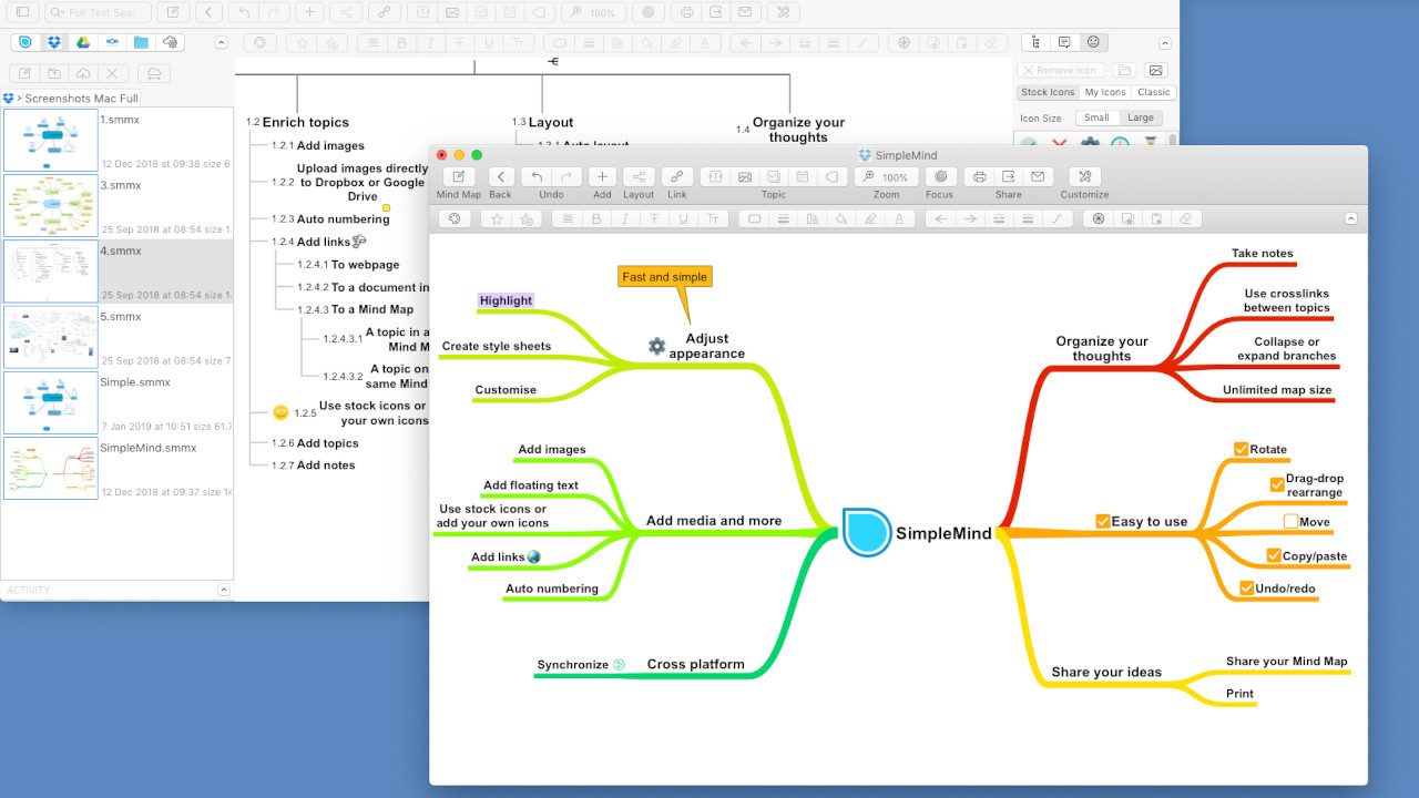 ONENOTE mindmap