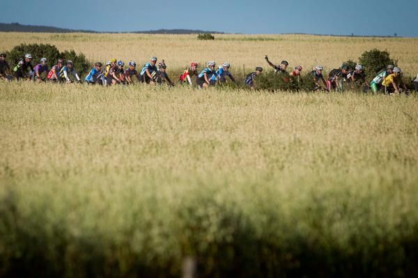Riders during stage 4