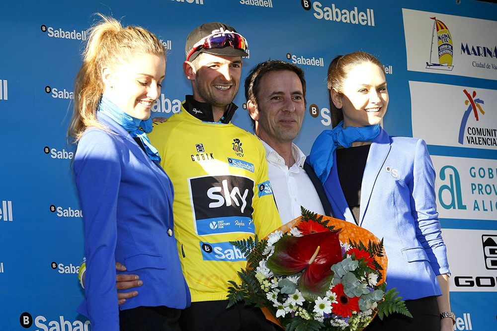 Wout Poels (Team Sky) kept the lead