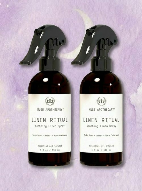Tonka Bean, Amber & Warm Cedarwood Linen Mist (2 Pack)
