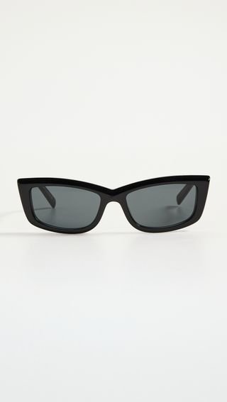 Black Saint Laurent 658 Sunglasses