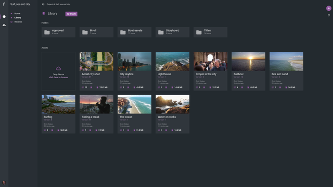 ftrack Review &ndash; preoject library