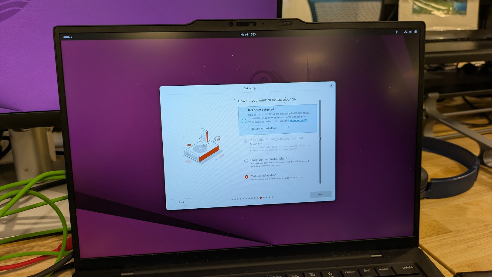 Bitlocker message