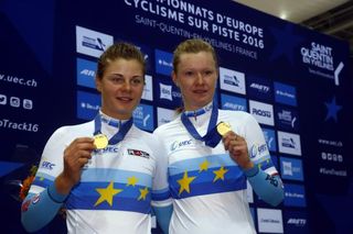 Jolien d'Hoore and Lotte Kopecky make history as the first European women's Madison champions