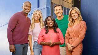 The Talk hosts Sheryl Underwood, Amanda Kloots, Akbar Gbajabiamila, Natalie Morales and Jerry O’Connell