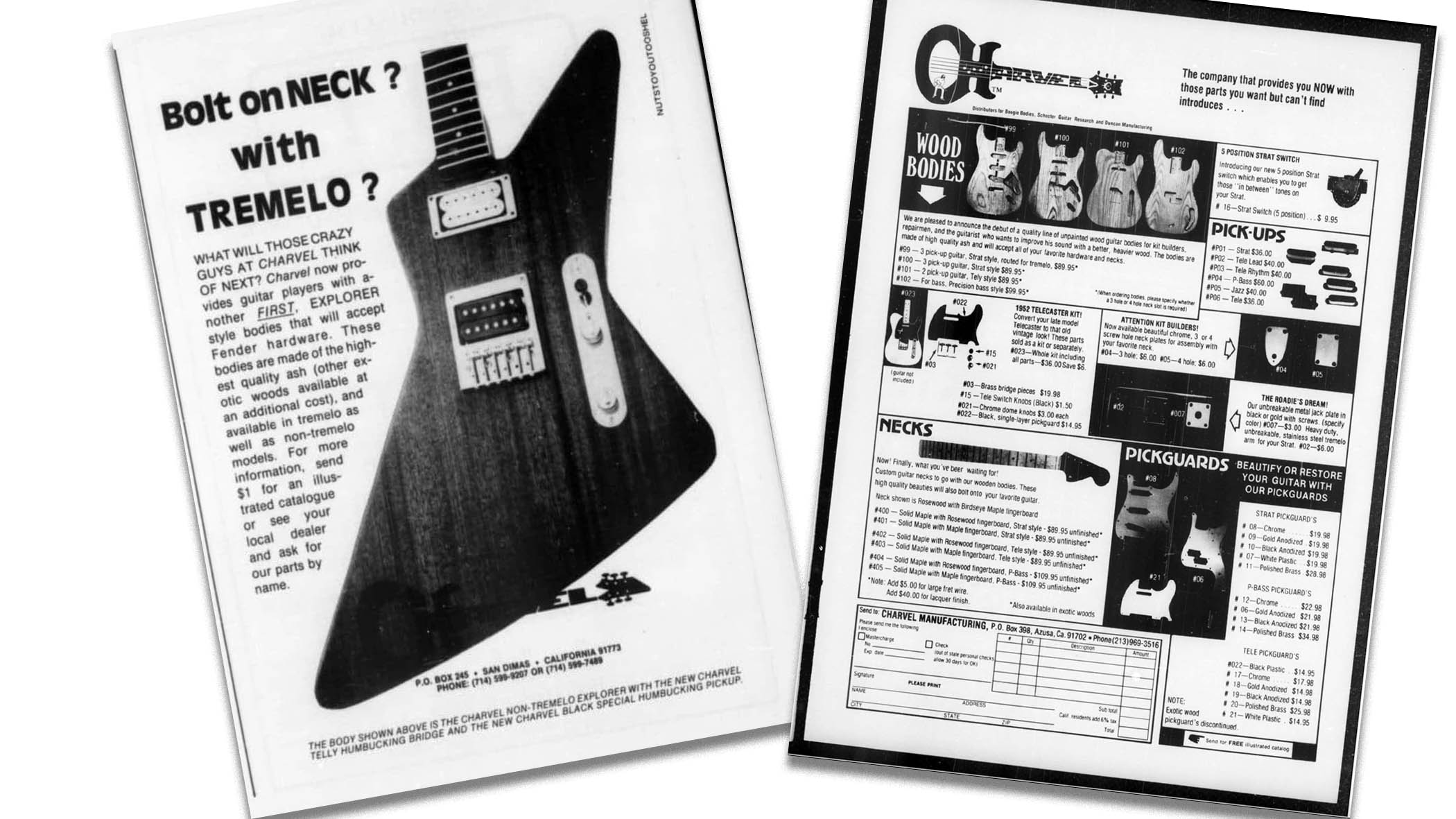 Vintage Charvel Ads