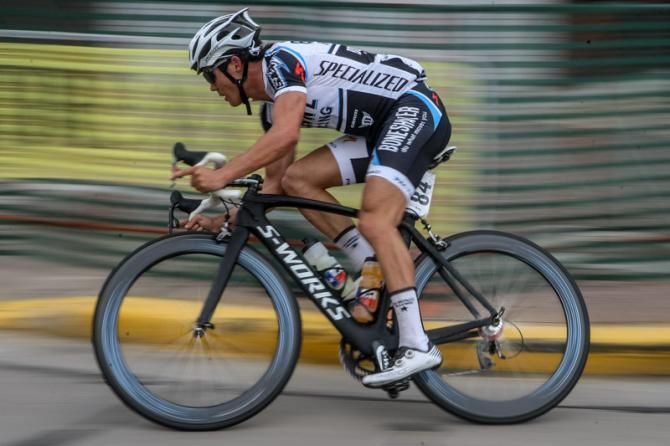 Travis McCabe (Elbowz Racing) on the way to the stage win.