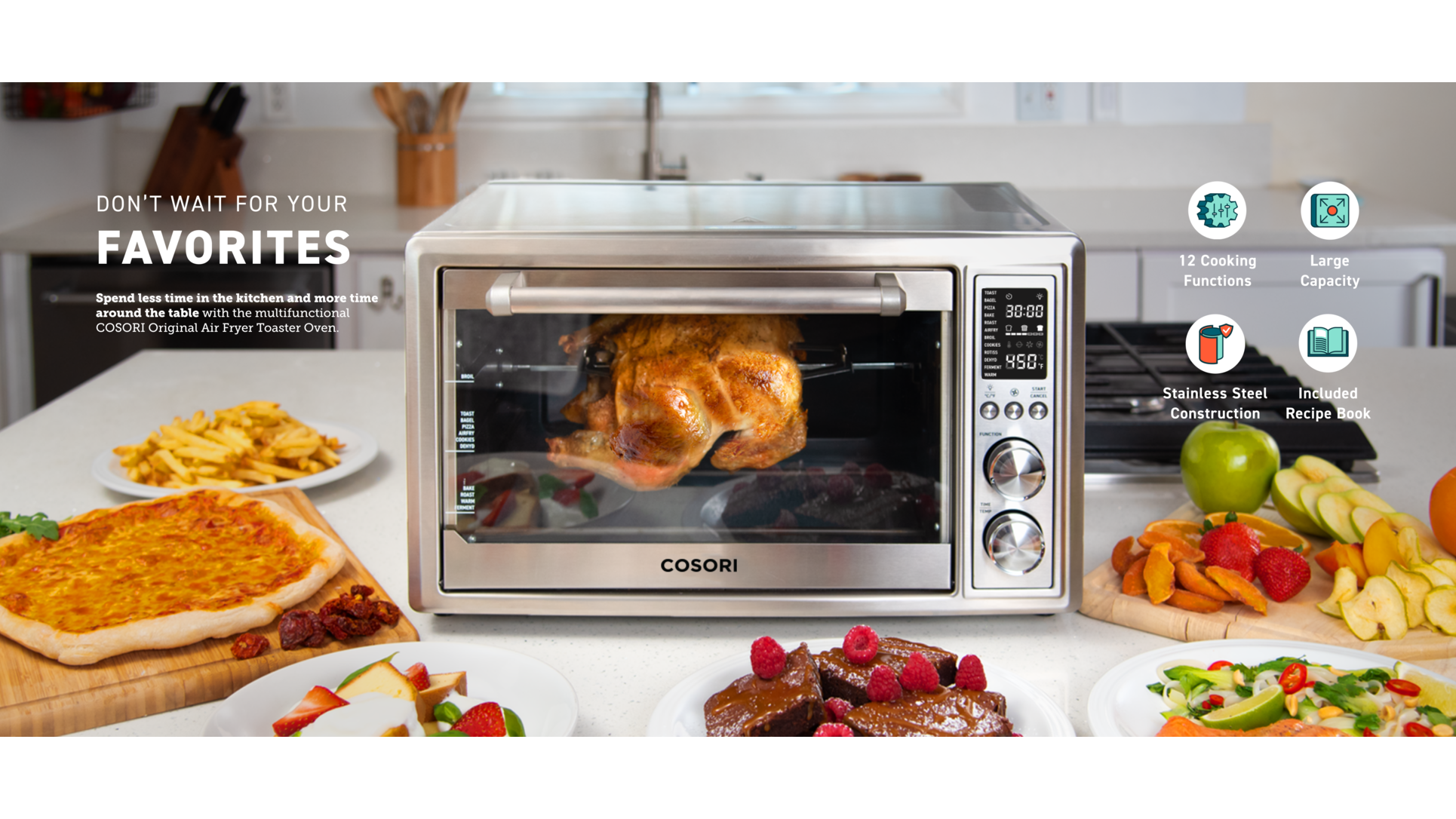 Cosori 12in1 countertop convection oven review Top Ten Reviews