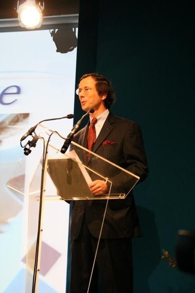 Christophe Blanchard-Dignac President of Fran&ccedil;aise des Jeux opens the proceedings.