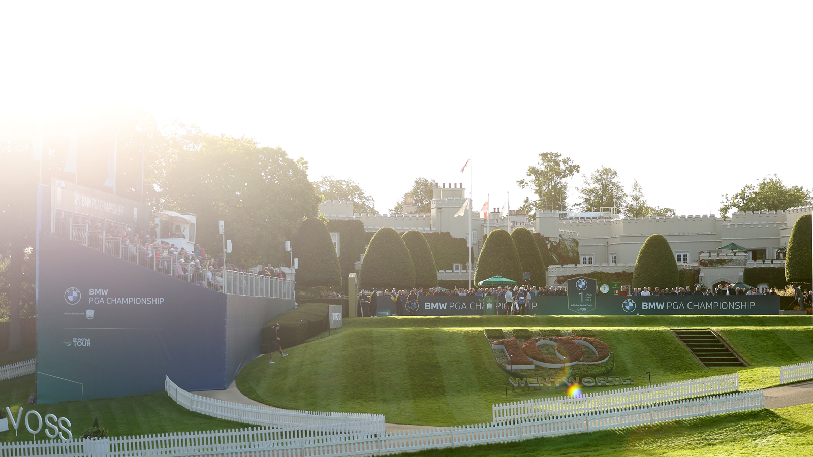 A general view of the first hole at Wentworth Club