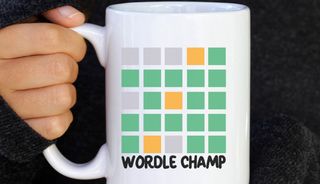 Unofficial Wordle merchandise mug