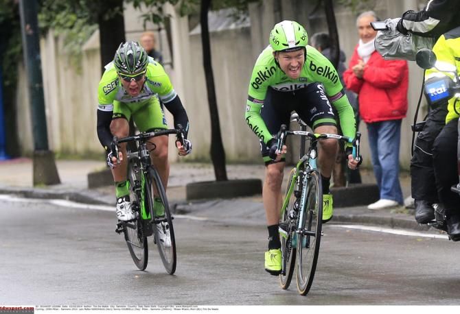 Lars Petter Nordhaug (Belkin) on the attack