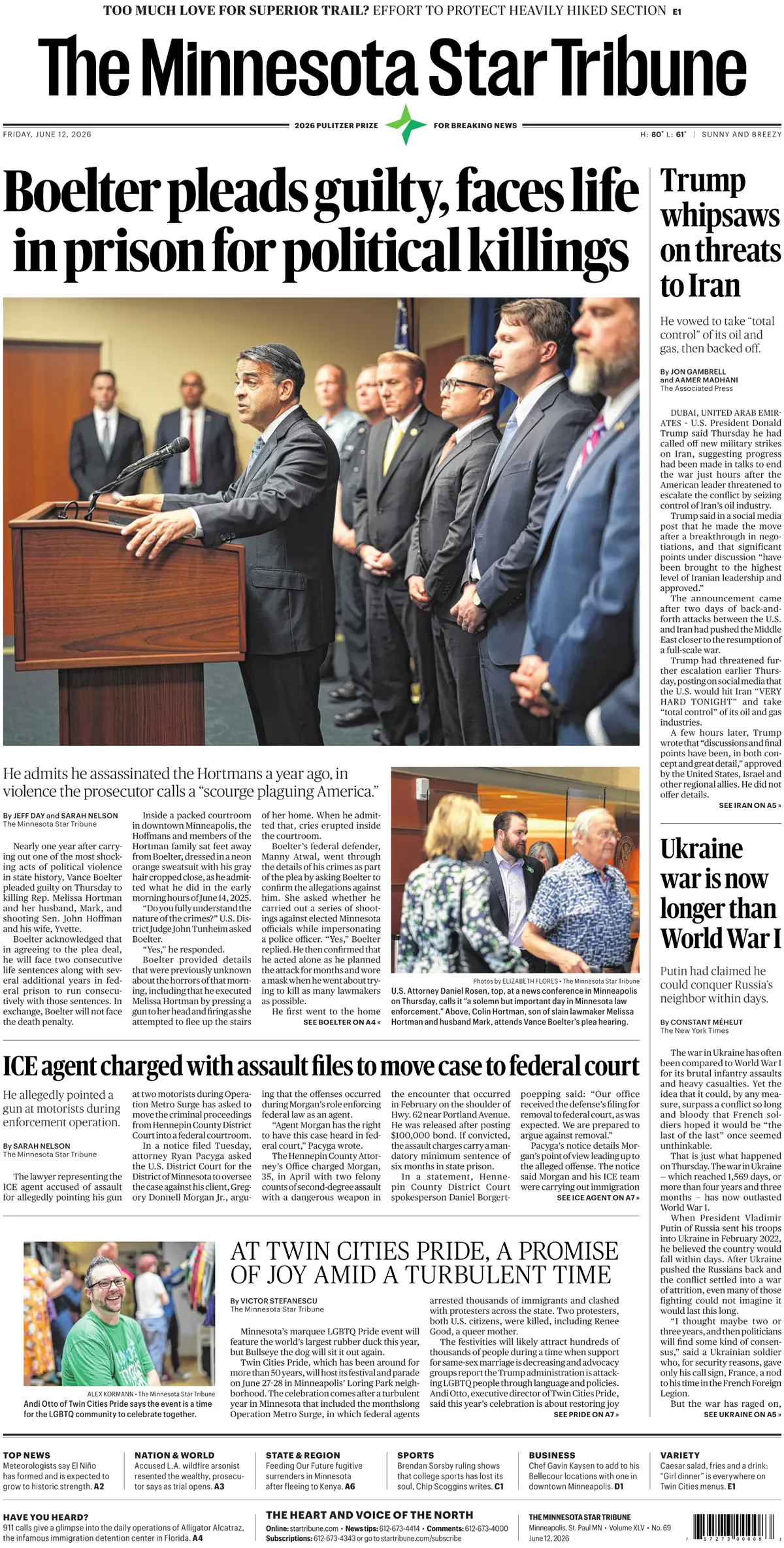 The Minnesota Star Tribune