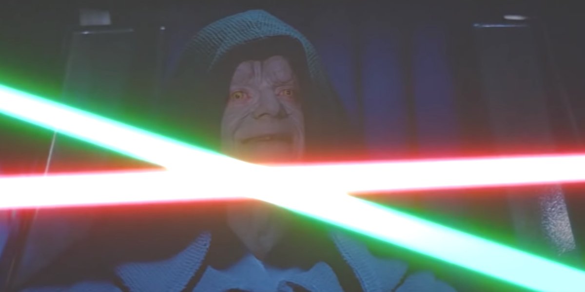 Emperor Palpatine in Return Of The Jedi
