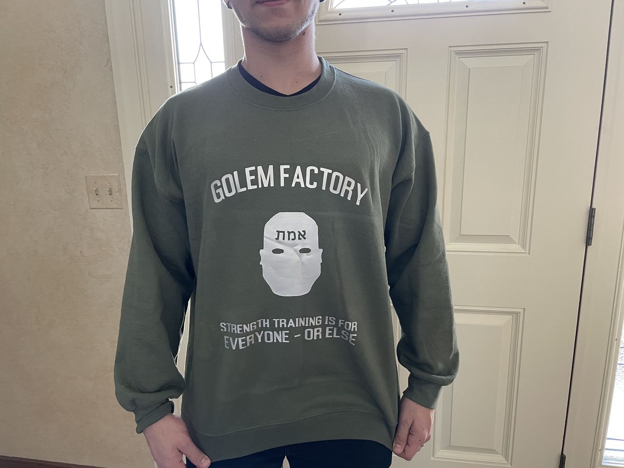 Cricut EasyPress 2 iron-on sweatshirt