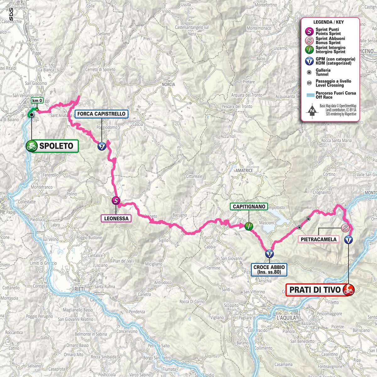 2024 Giro d'Italia maps and profiles