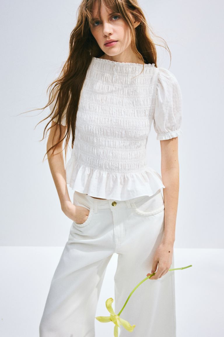 Smocked Blouse