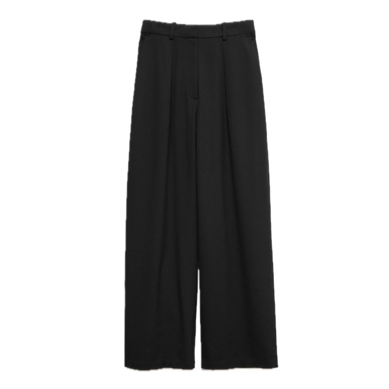 M&amp;amp;S, Woven Barrel Leg Trousers with Stretch
