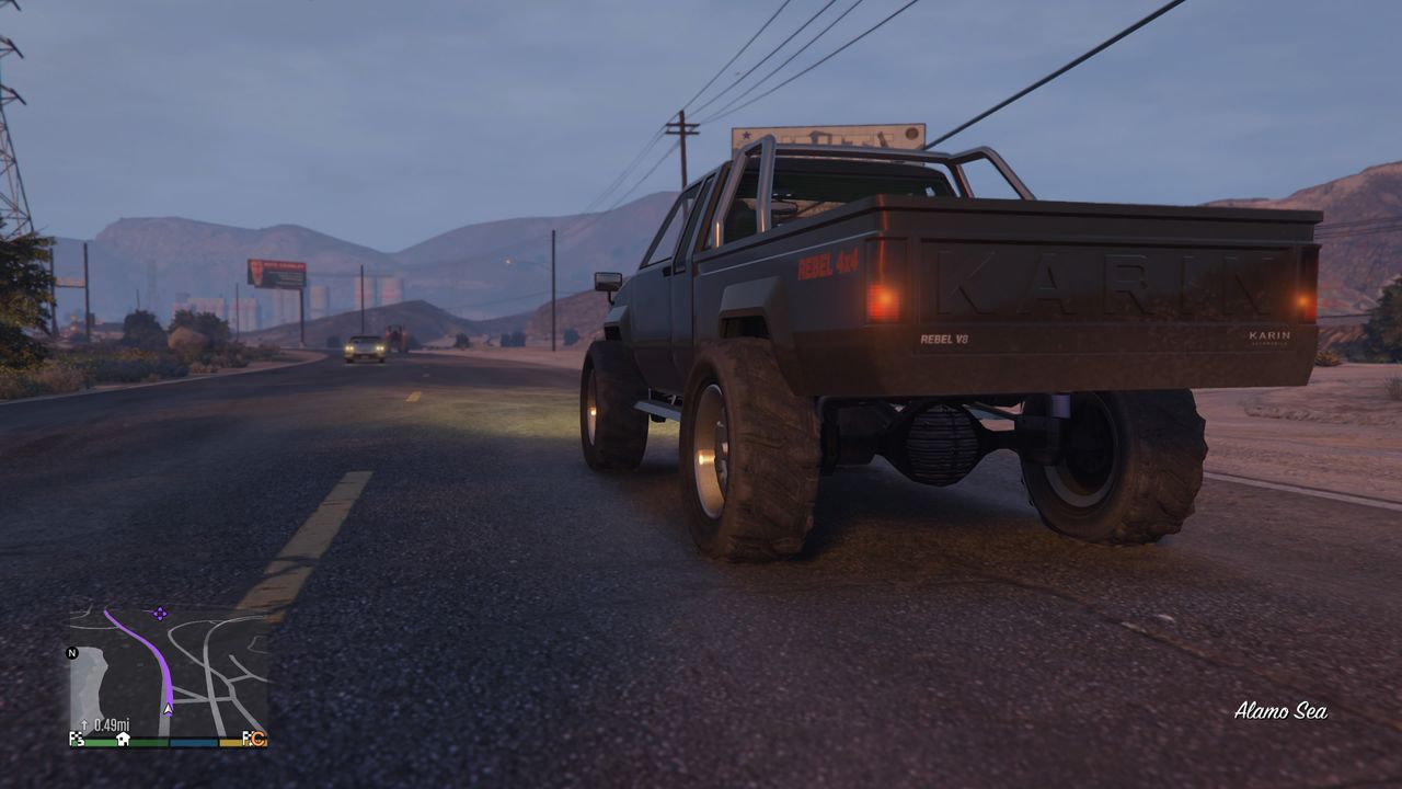 Driving in GTA V