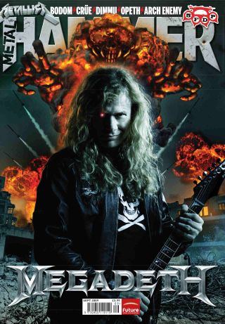 The cover of Metal Hammer issue 196 featuring Megadeth’s Dave Mustaine