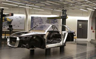 Audi New Design with the Crosslane space frame