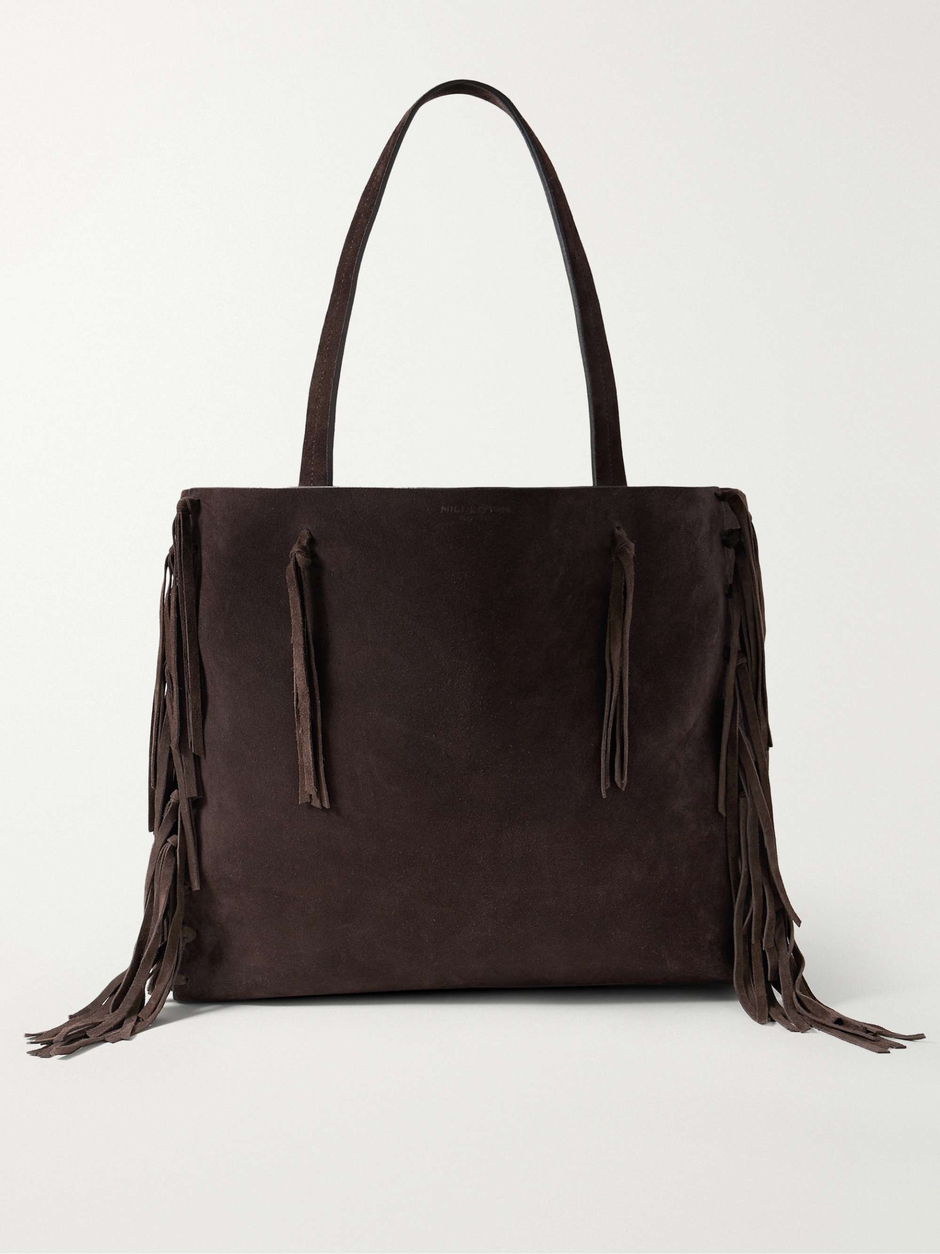 Joni Fringed Suede Tote