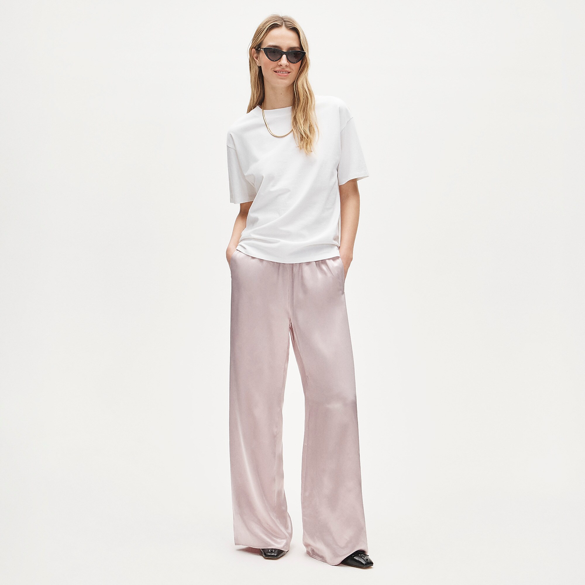 J.Crew, Cosmo Pant in Luster Charmeuse