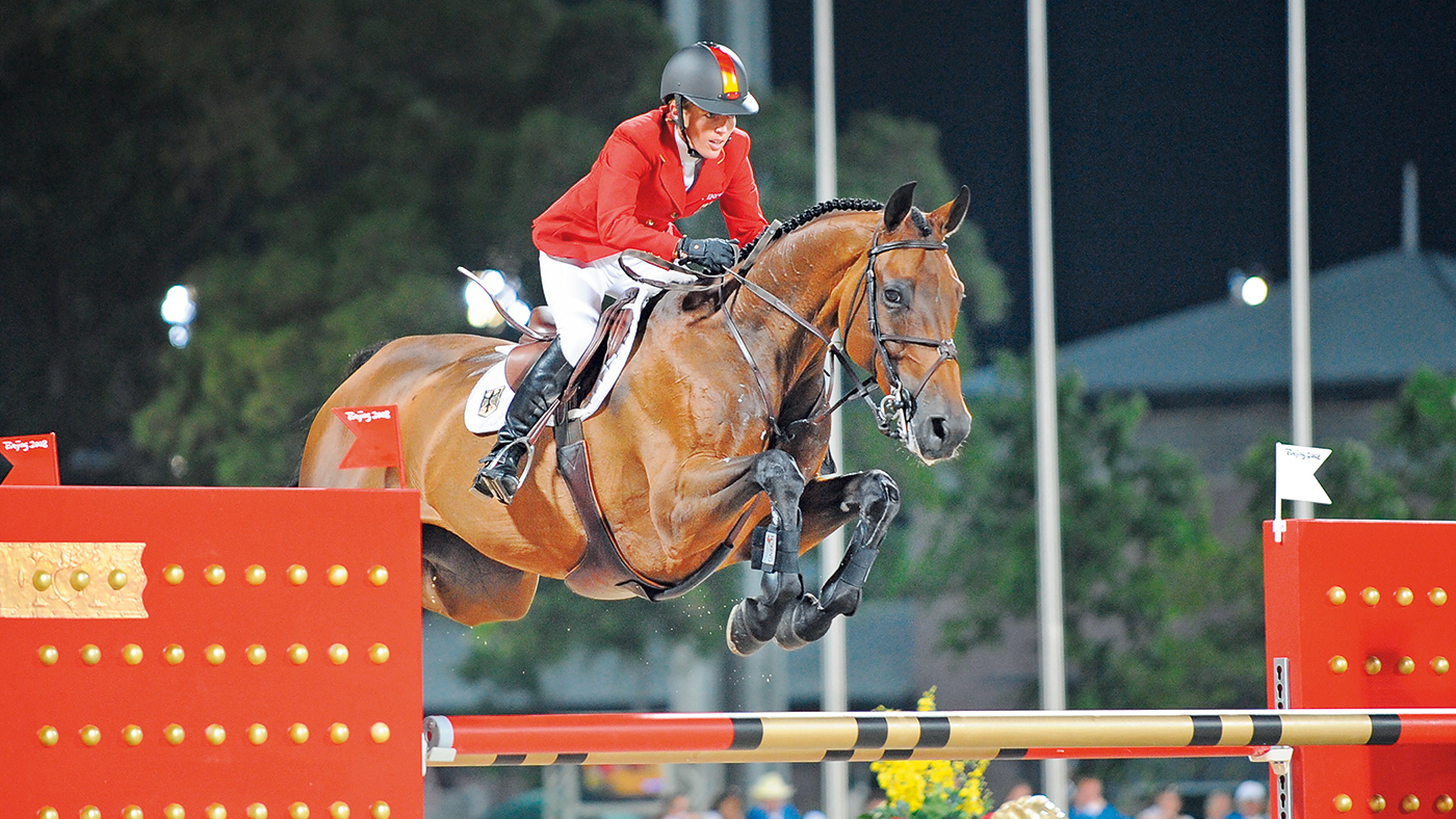 Meredith Michaels-Beerbaum and Shutterfly show jumping in Hong Kong 15.08.08