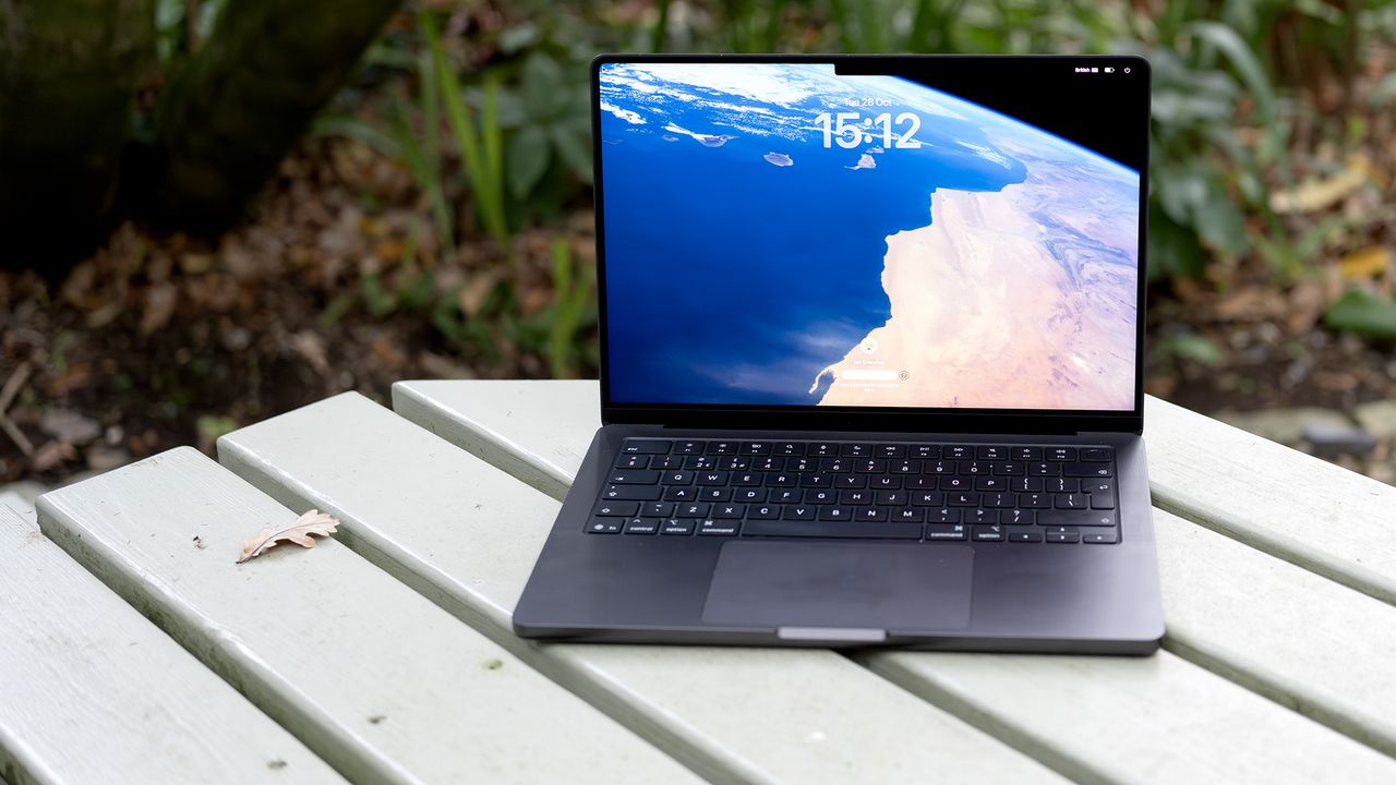 Apple 14-inch MacBook Pro with an M5 processor inside it
