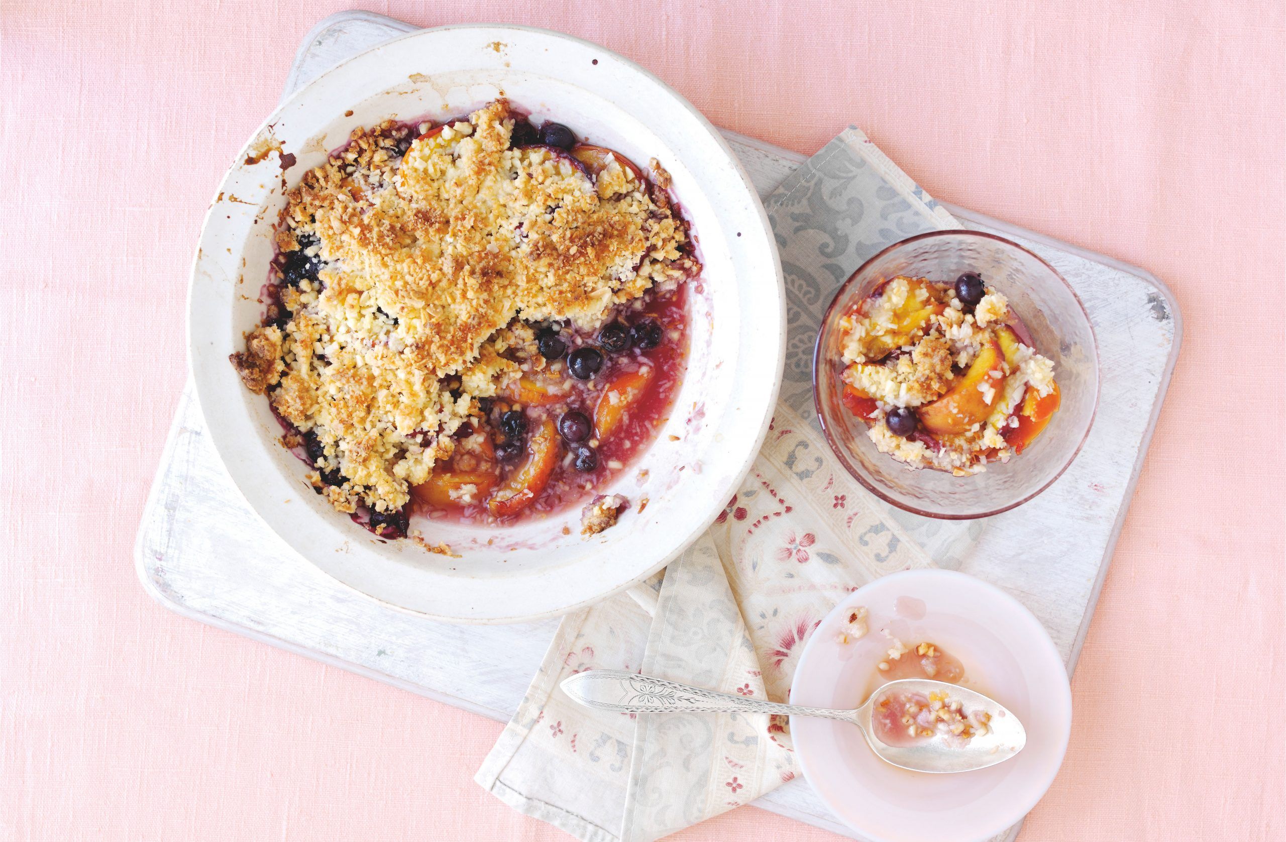 Peach crumble recipe