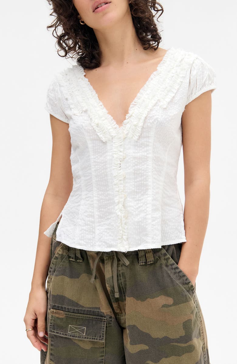 Ria Ruffle Top