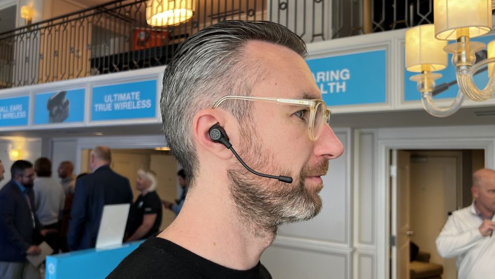 Hear me out JLab's wireless earbuds with a boom mic are great idea