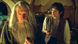 Gandalf and Frodo from Peter Jackson's Lord Of The Rings