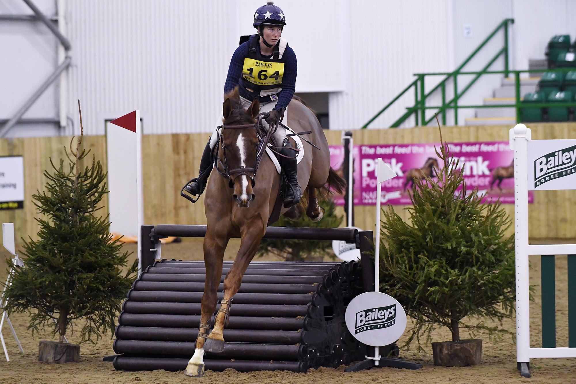 Kylie Roddy, who recommends work on the canter at home as part of arena eventing training.