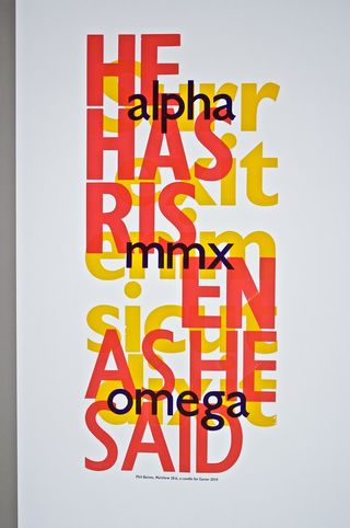 Phil Baines typographic poster