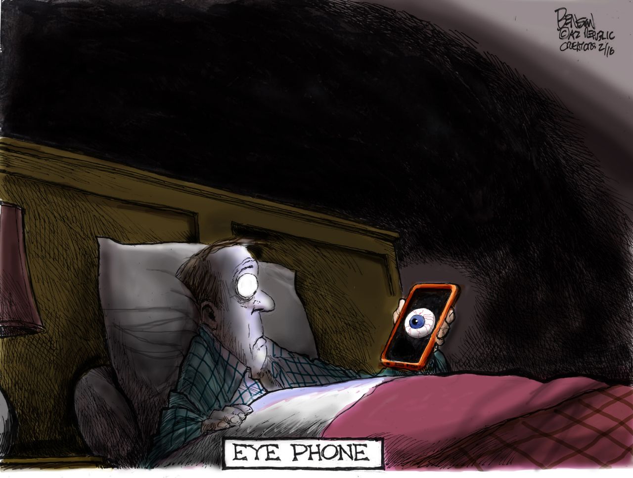 Editorial Cartoon U.S. Apple FBI