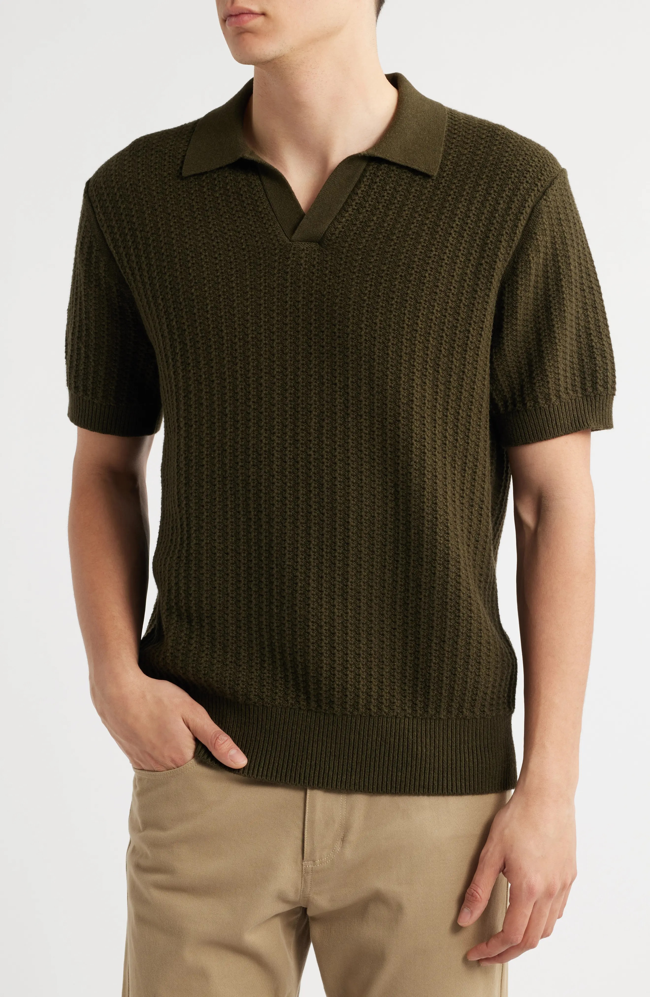 Vince, Johnny Collar Sweater