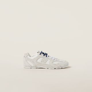 Miu Miu x New Balance, 530 SL Suede and Mesh Sneakers