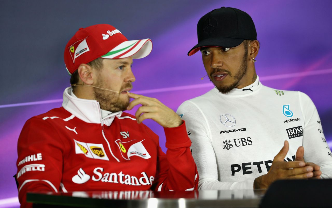 Sebastian Vettel, Lewis Hamilton