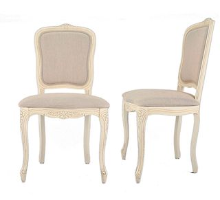 Laura Ashley Provencale Upholstered Pair of Dining Chairs