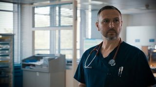 Alex Walkinshaw plays Fletch in Holby City