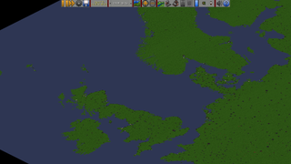 An OpenTTD map of the entirety of europe