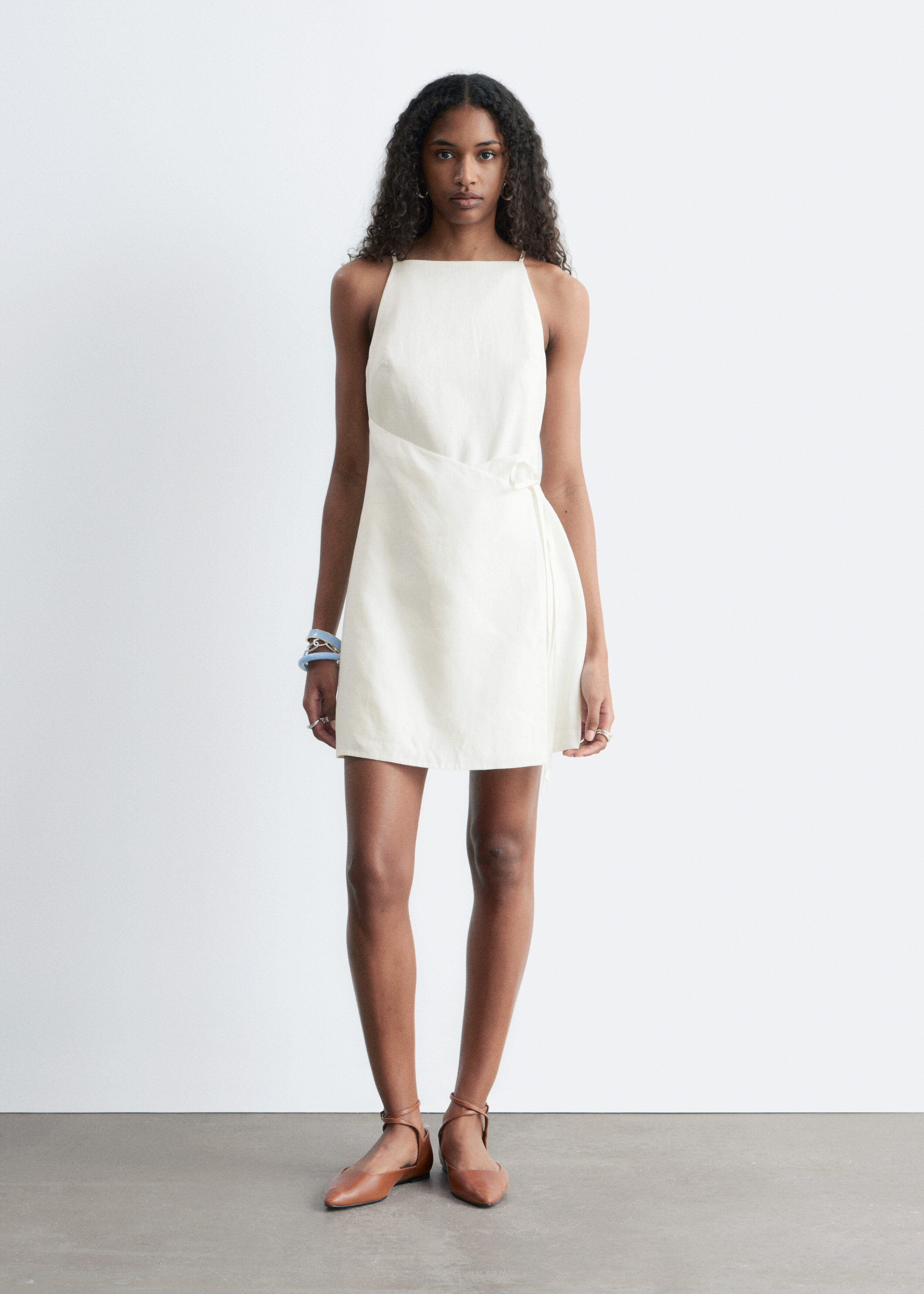 Linen Mini Dress