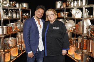 Peter Andre and Rosemary Shrager